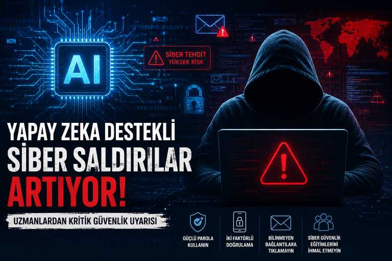 Yapay Zeka Destekli Siber Saldırılar Artıyor: Uzmanlardan Kritik Güvenlik Uyarısı