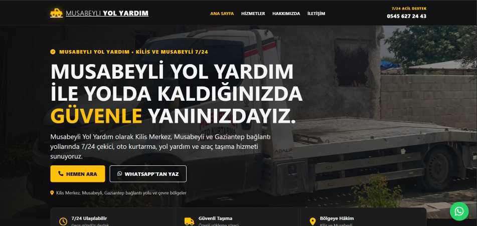 Kilis Yol Yardım